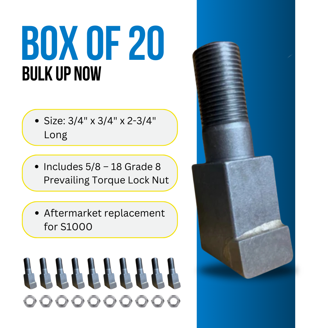 20 PACK 2-3/4" Stump Grinder Teeth - Replacement for S1000