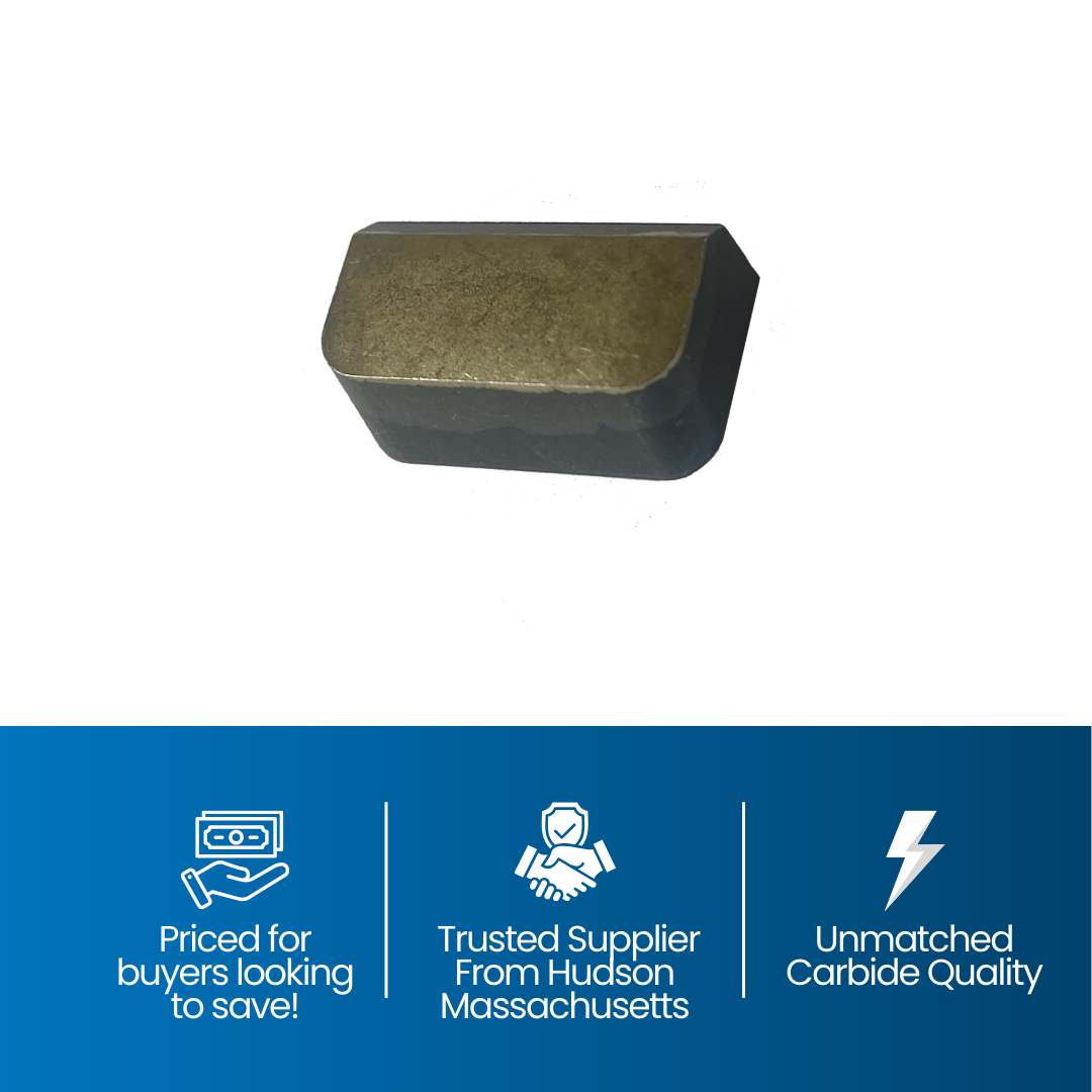 N875R Stump Cutter Carbide .875 x .300 x 500 Untinned