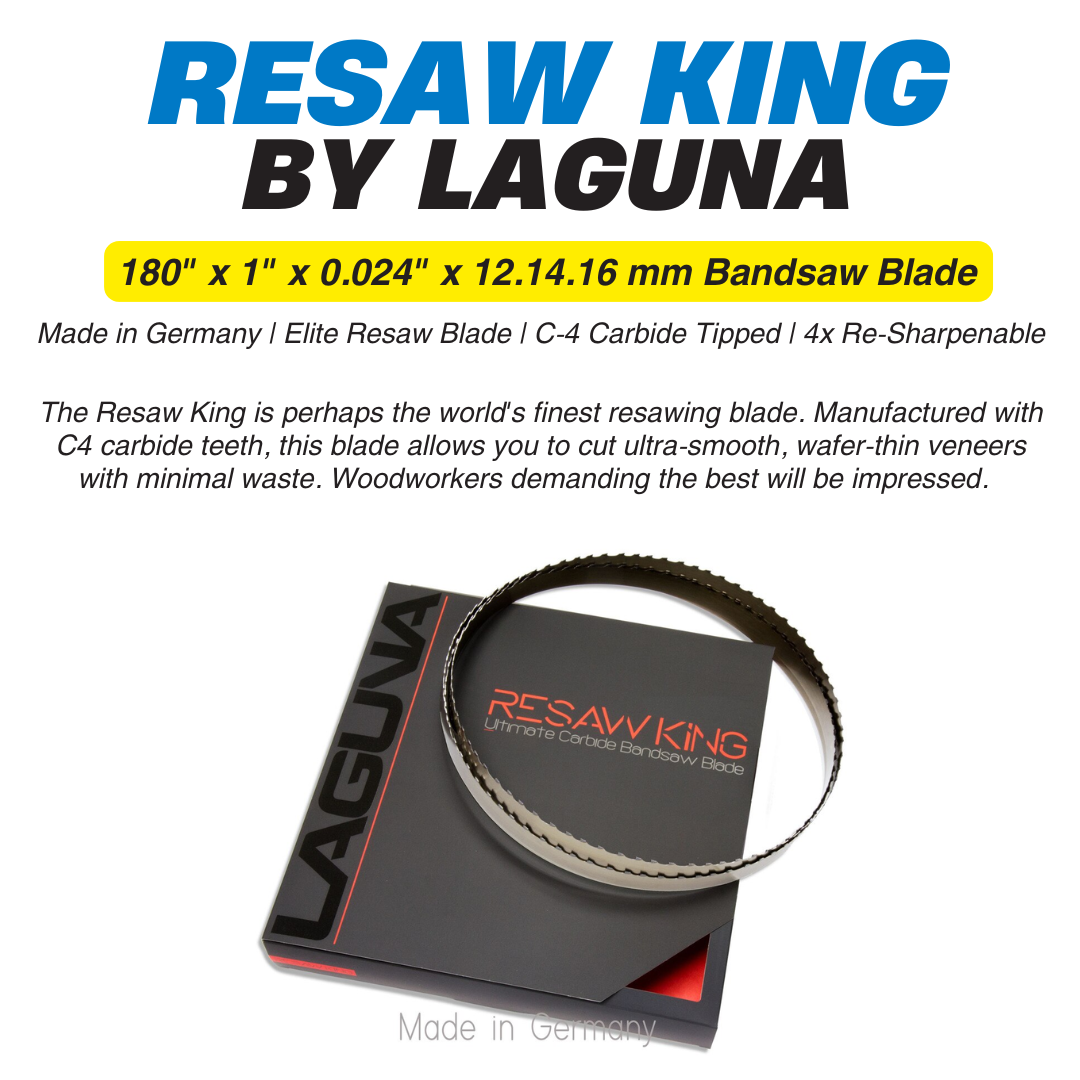 Resaw King 180" x 1" x 0.024" x 12.14.16 mm Bandsaw Blade