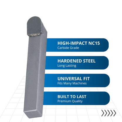 Rayco 1/2" Stump Grinder / Cutter Teeth. Left, Right, Straight