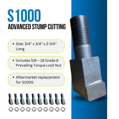 2-3/4" Stump Grinder Teeth - Replacement for S1000