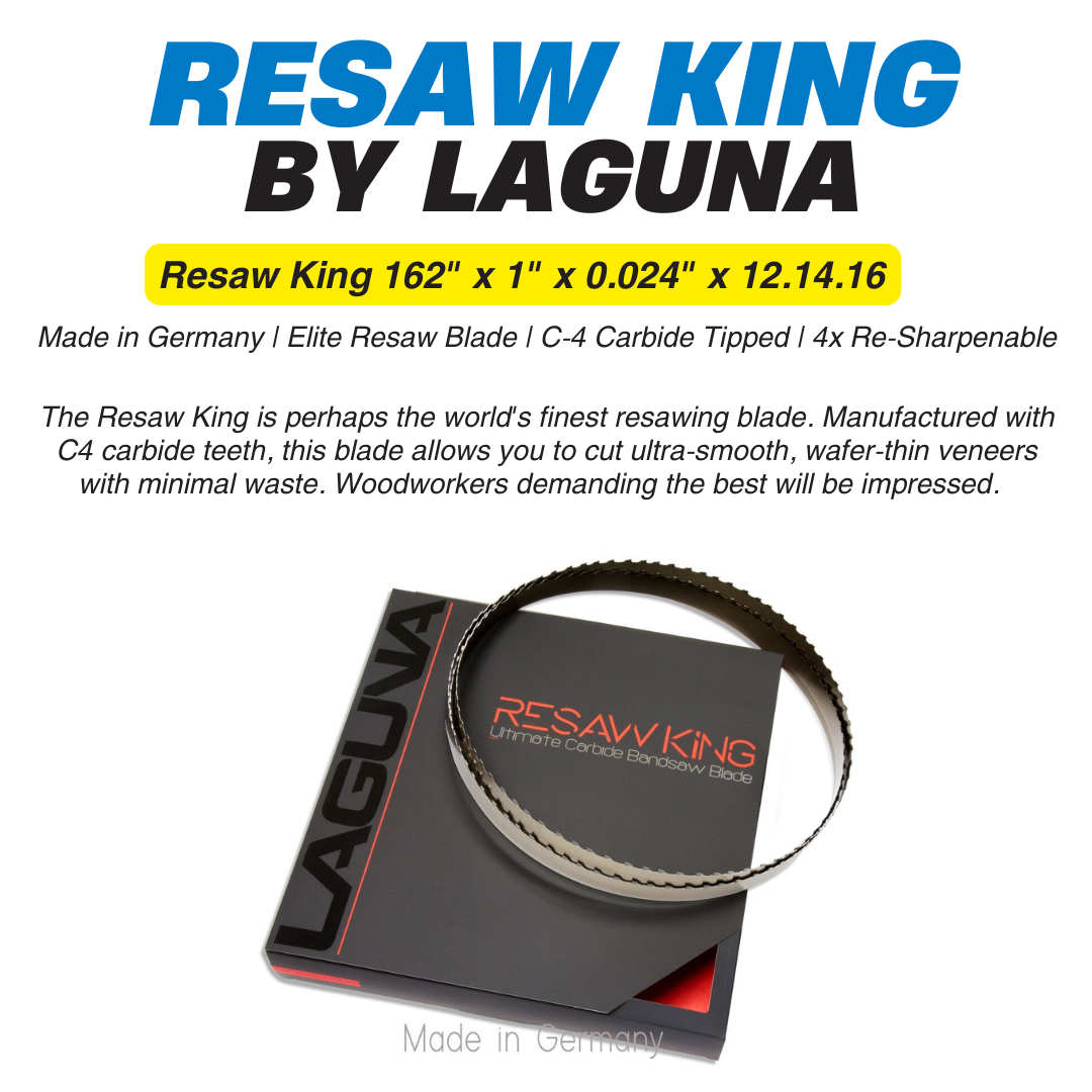 Resaw King 162" x 1" x 0.024" x 12.14.16 mm Bandsaw Blade