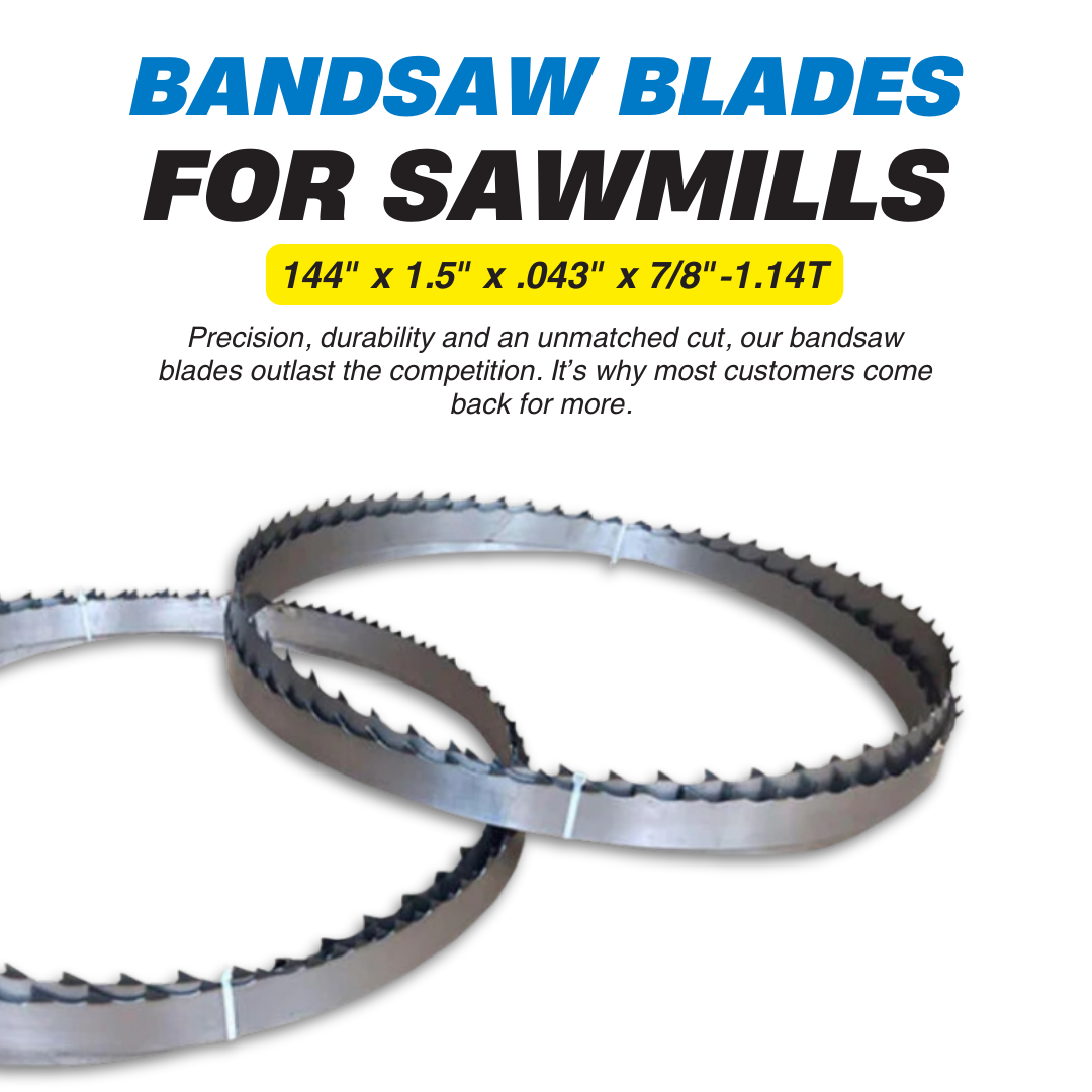 144" x 1.5" x .043" x 7/8"-1.14T Bandsaw Blades (Box of 6)