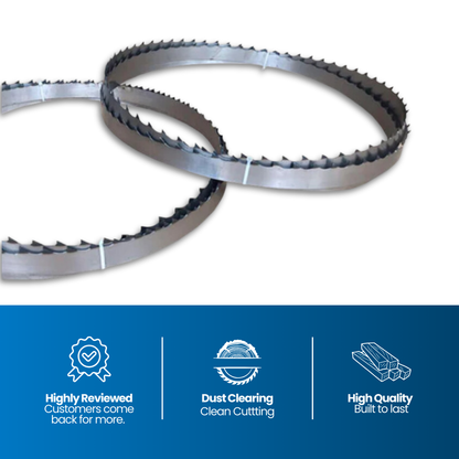 165" x 1.25" x .041" x 3/4"-1.3T Bandsaw Blades (Box of 12)