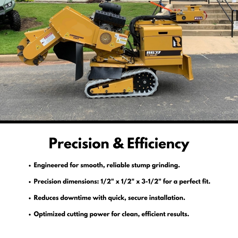 Rayco 1/2" Stump Grinder / Cutter Teeth. Left, Right, Straight