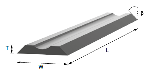 650x14.1x2.56 Terminus MG18 Quick Change Knife-BOX OF 10